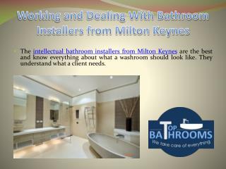 Working and Dealing With Bathroom Installers from Milton Keynes