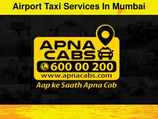Airport Taxi Services in Mumbai