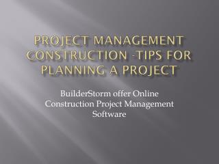 Top Tips For Planning A Project