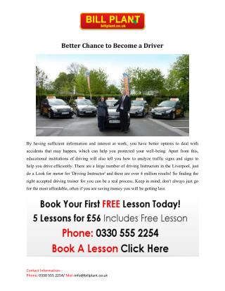 Driving Lessons Liverpool