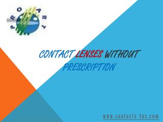 Order Contact Lenses Without Prescription