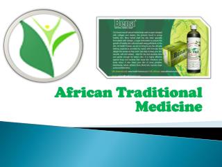 African Traditional Medicine