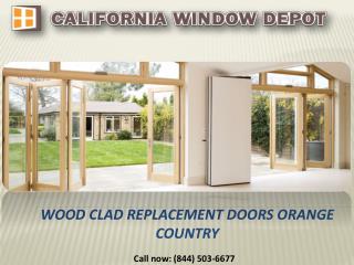 Wood Clad Replacement Doors in Orange Country