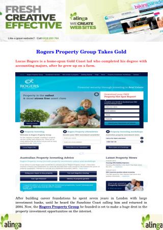 Rogers Property Group Takes Gold