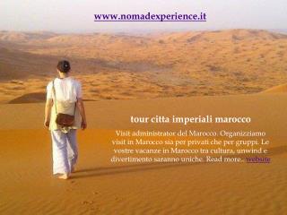 tour citta imperiali marocco