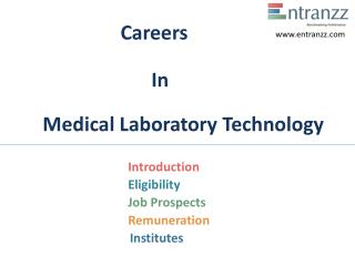 Careers In Medical Laboratory Technology