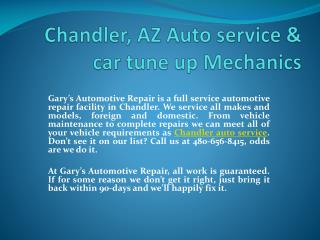 Chandler auto ac repair