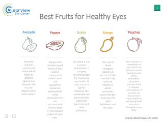 Some More Best Fruits for Healthy Eyes