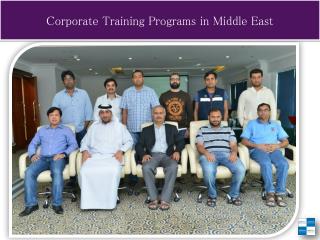 Corporate Training Programs in Middle East