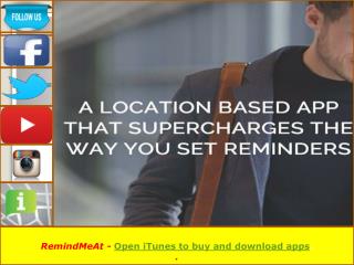 Location Based Reminders App