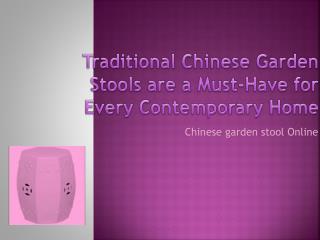 Chinese Garden Stool Online