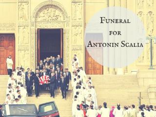 Funeral for Antonin Scalia