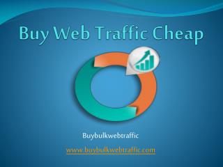 Buy Web Traffic Cheap