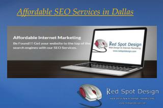 Affordable SEO Services in Dallas