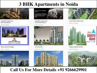 3 BHK Apartments in Noida