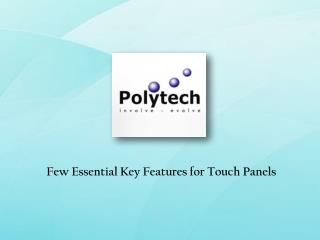 Touch Panel Suppliers Singapore