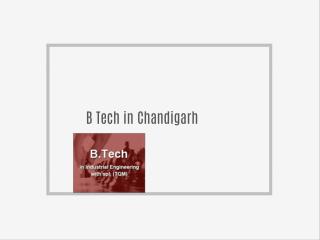 B.Tech In Industrial Engineering