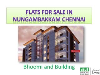 Flats, Apartments for sale in Nungambakkam, Luxury apartments in Nungambakkam,- Bhoomiandbuilding