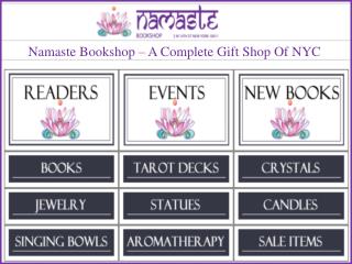 Namaste Bookshop – A Complete Gift Shop Of NYC