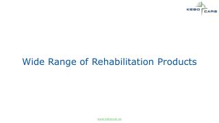 Role of Rehabilitation Equipment