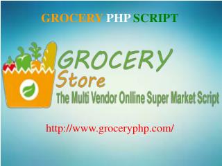 PHP Grocery Script