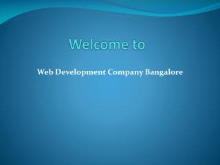 website development Bangalore