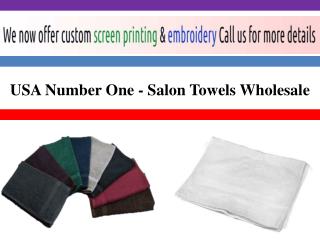 USA Number One - Salon Towels Wholesale