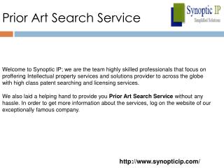 Prior Art Search Service