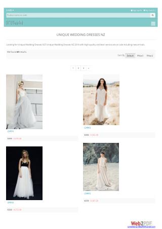 online wedding dresses