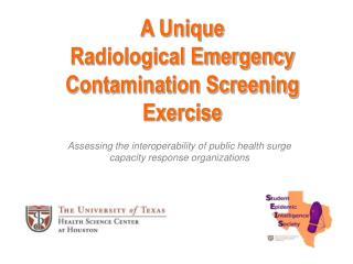 A Unique Radiological Emergency Contamination Screening Exercise