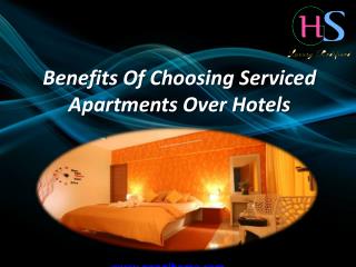 Benefits Of Choosing Service Apartments Over Hotels