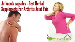 Arthopuls capsules - Best Herbal Supplements For Arthritis Joint Pain