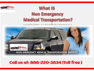 Introduction to Non-Emergency Medical Transportation