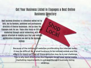 Business Listing at Elapages