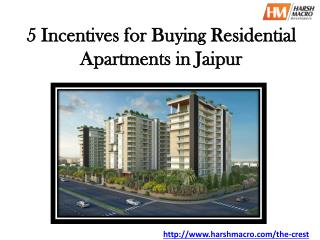 5 Incentives for Buying Residential Apartments in Jaipur
