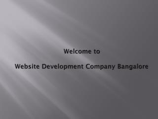 web development company bangalore