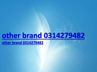 other brand 0314279482