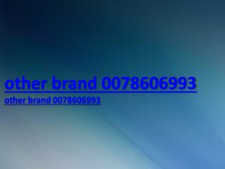 other brand 0078606993
