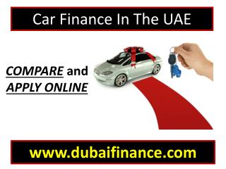 Car finance in the UAE