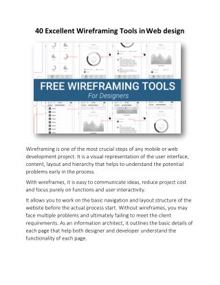 40 Excellent Wireframing Tools in Web design | Web Development Toronto