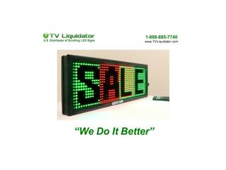 Scrolling LED Sign: What It Can Do For a Hotel?