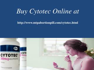 Buy cytotec online