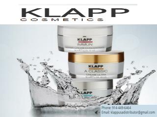 Accelerate Your Beauty With the Association of the KlappCosmetic.