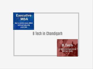 B.Tech In Industrial Engineering
