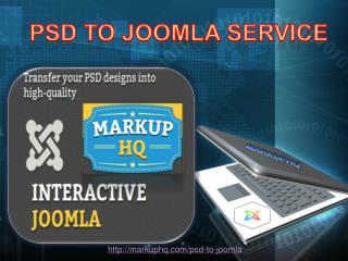 PSD to Joomla Service