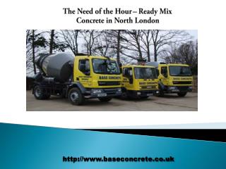 The Need of the Hour – Ready Mix Concrete in North London