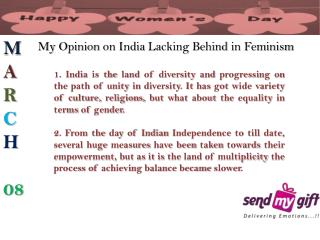 Facts On India Lacking Behind in Feminism