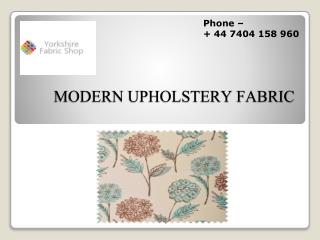Modern Upholstery Fabric
