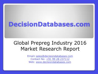 Global Prepreg Market and Forecast Report 2016-2021