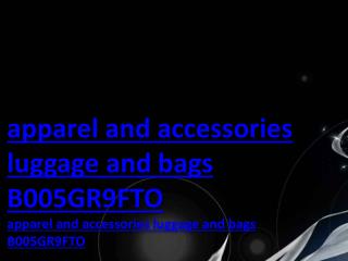 apparel and accessories luggage and bags B005GR9FTO